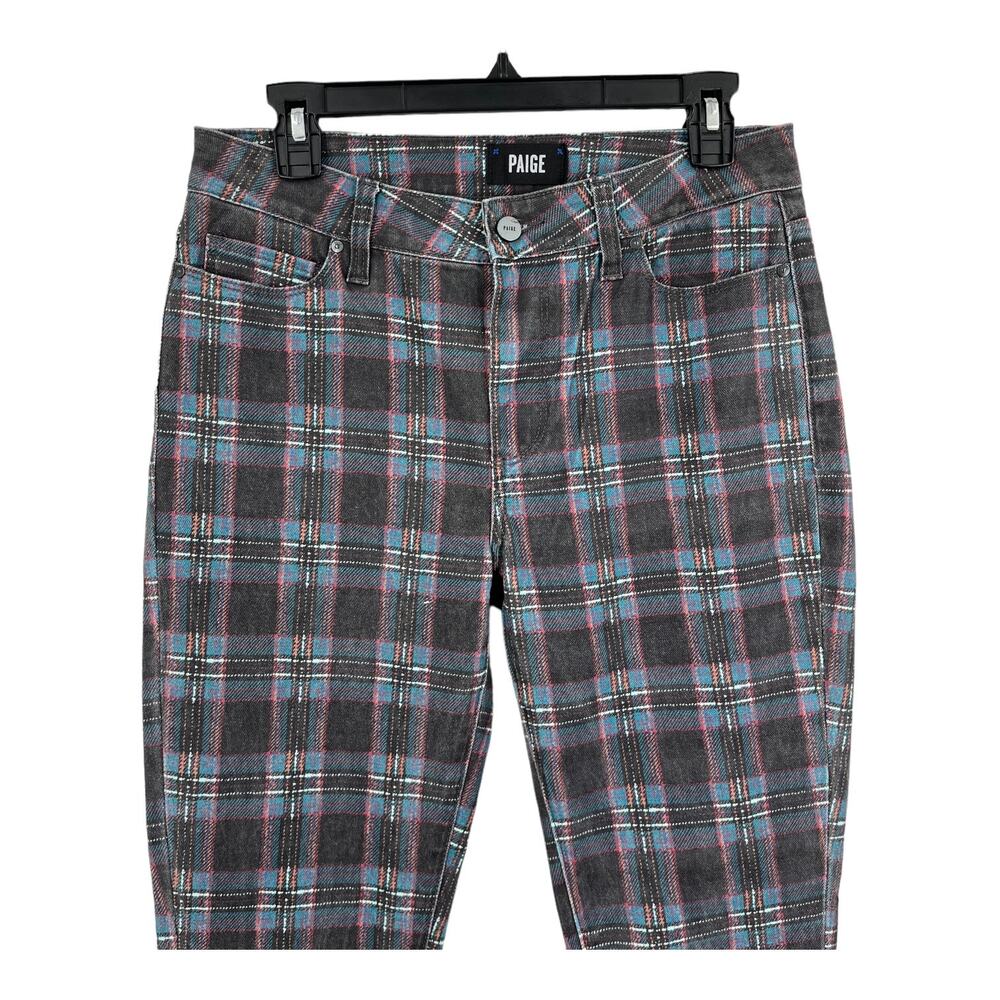Paige jeans Hoxton ultra skinny black plaid size 29 - Picture 4 of 9